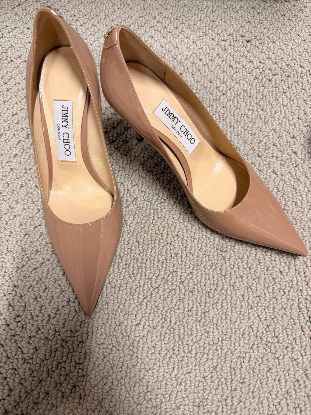 Jimmy choo love 85 patent pumps